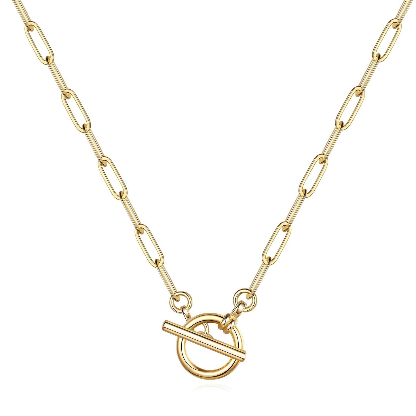 18K gold plated Stainless steel necklace.