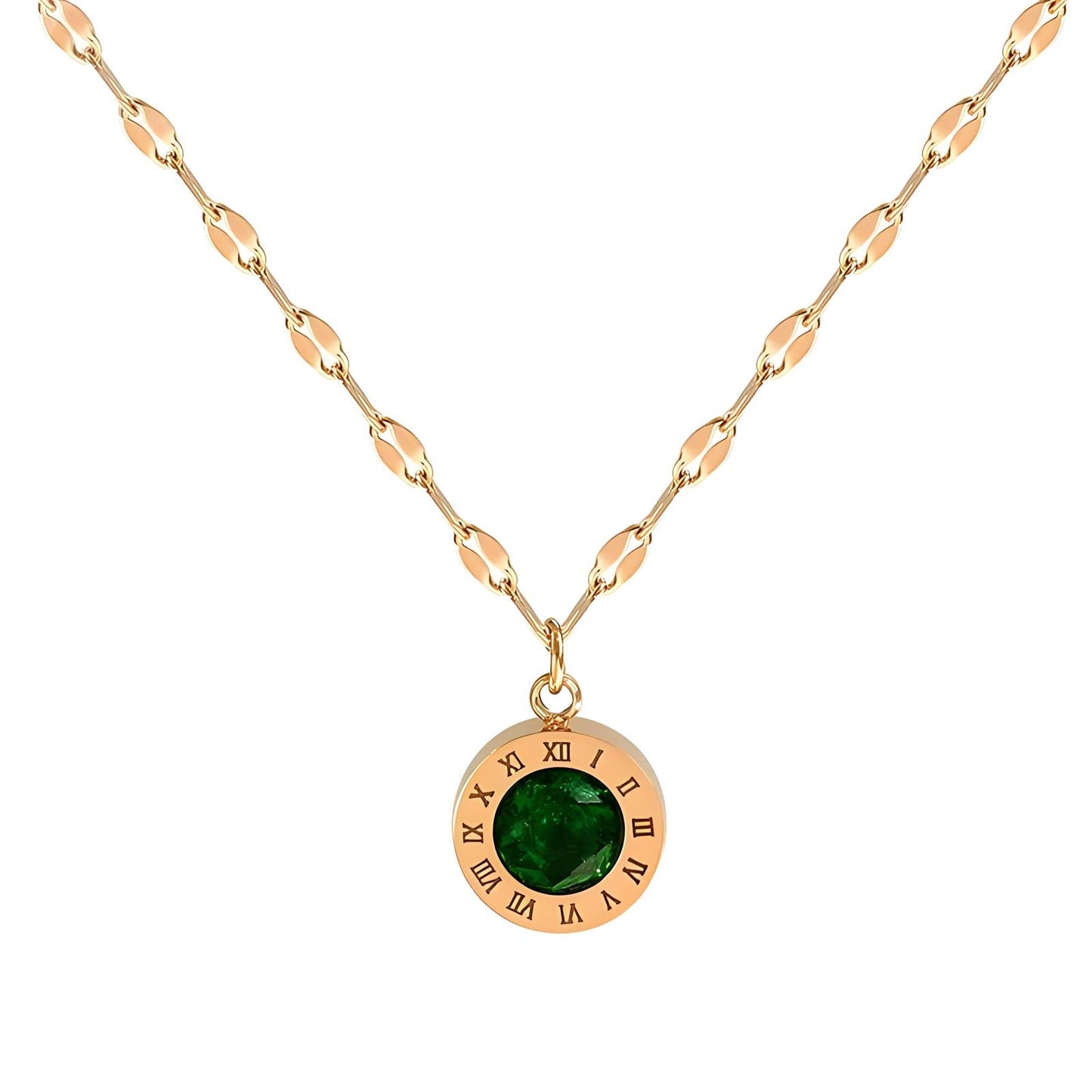18K gold plated Stainless steel necklace.