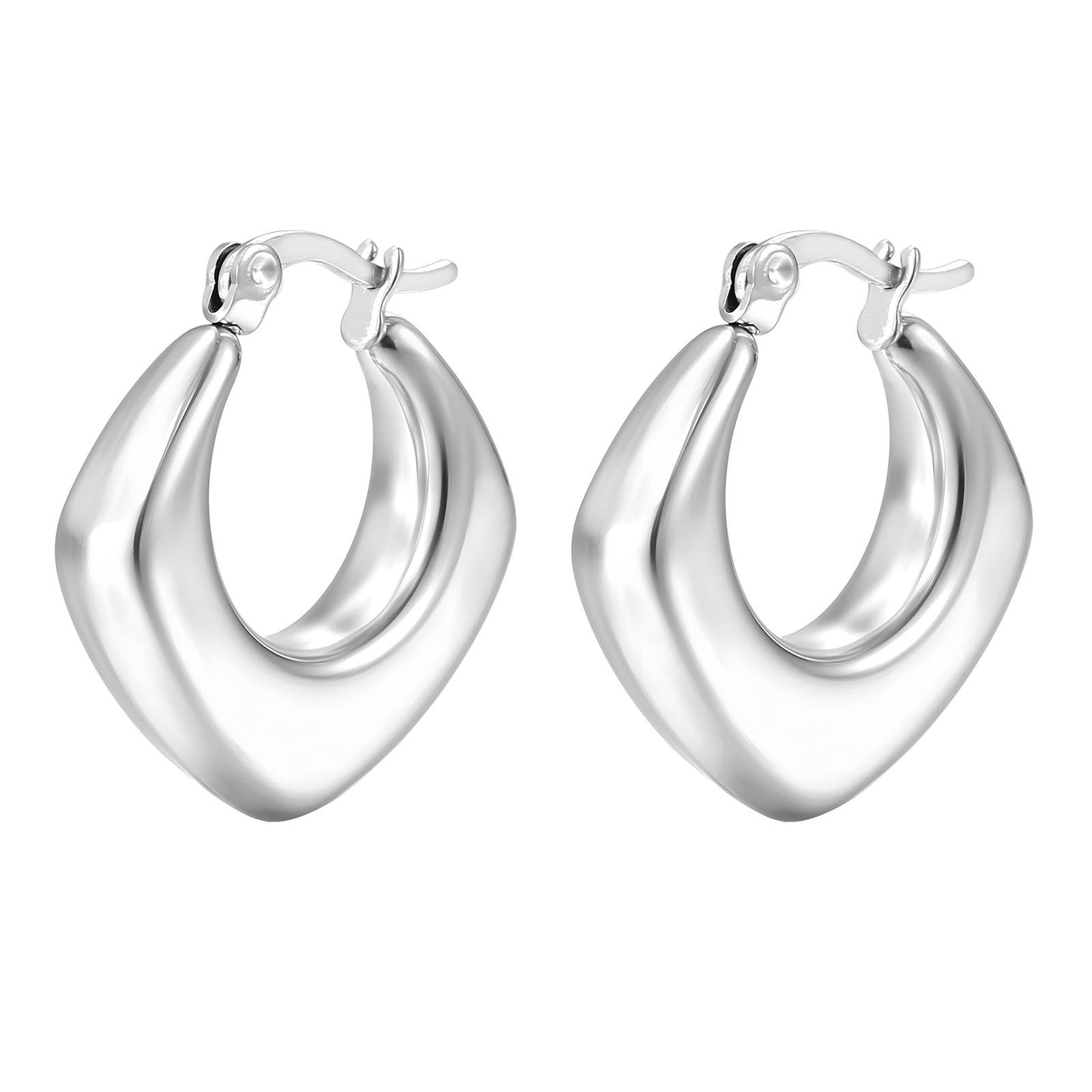 18K gold plated Stainless steel earrings.
