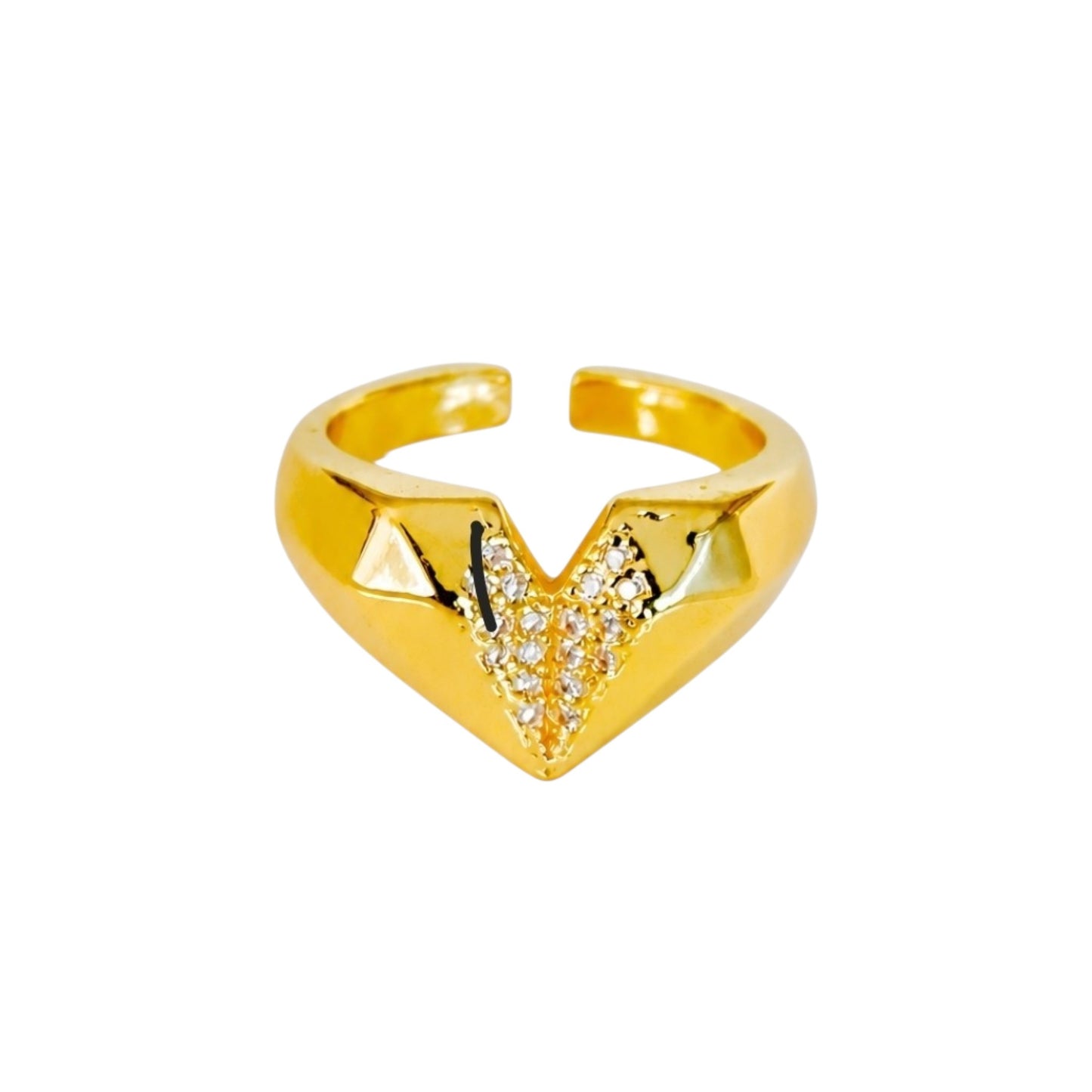 Gold Heart Ring