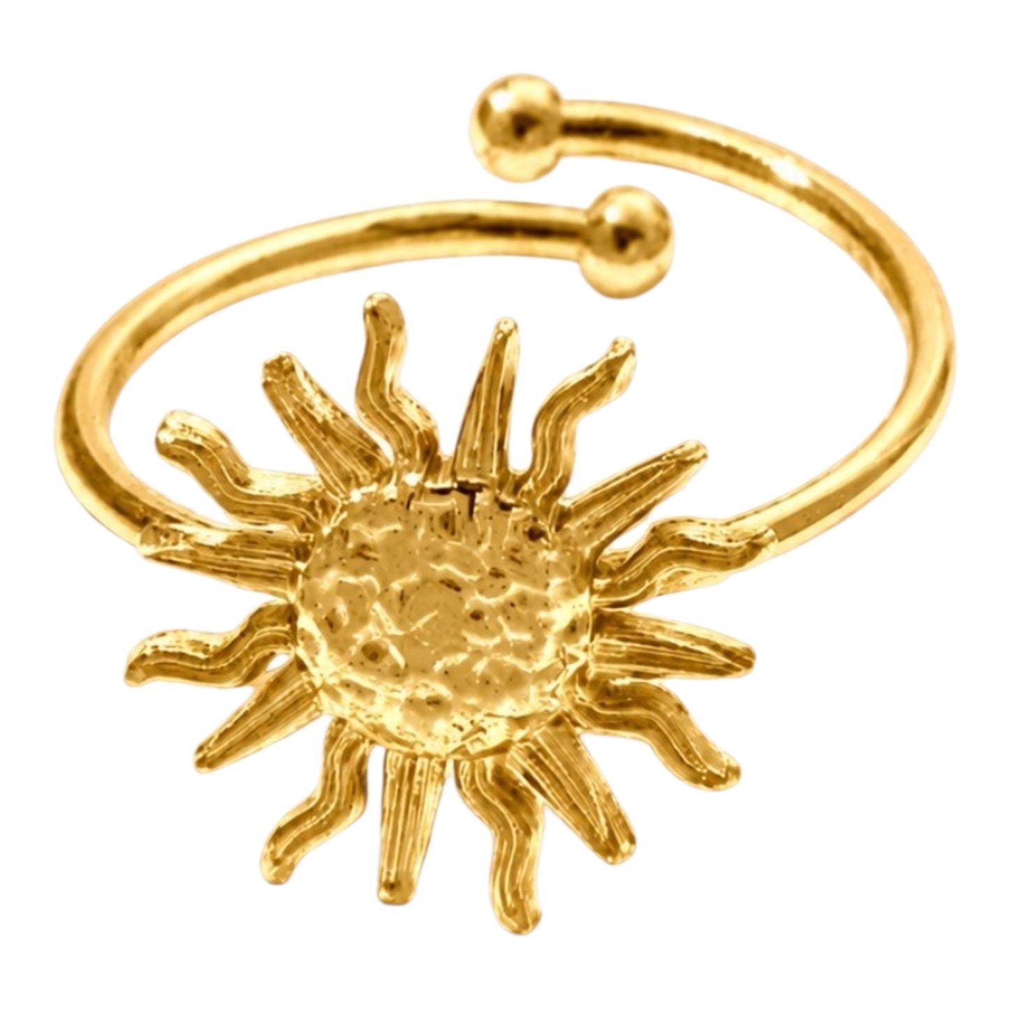 Sunburst Adjustable Ring