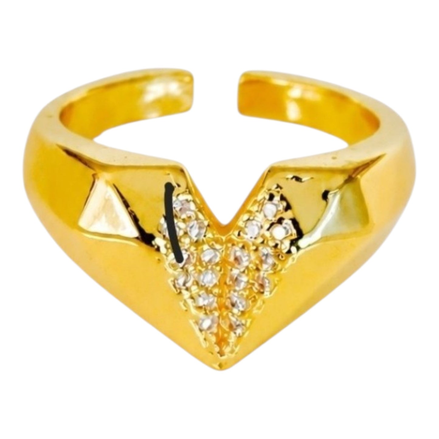 Gold Heart Ring