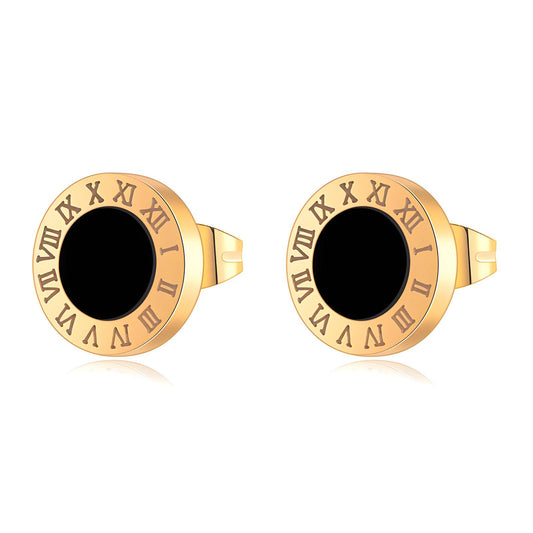 18K gold plated Stainless steel earrings.