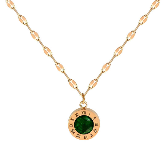 18K gold plated Stainless steel necklace.